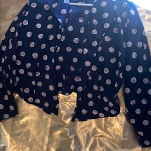 Small Navy Blue, Blazer Button Up(all intact)